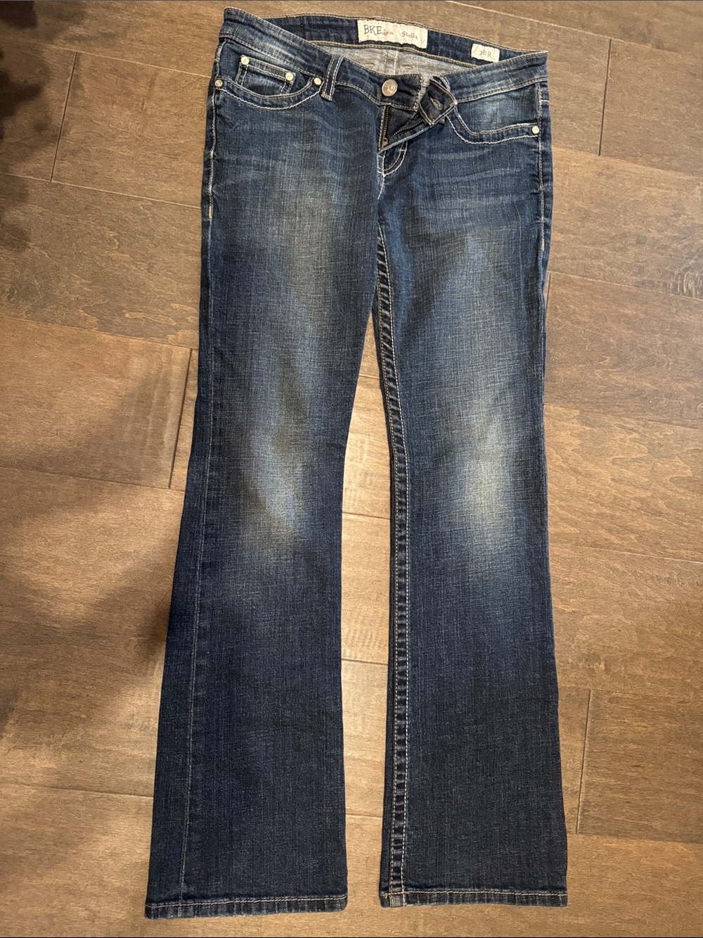 BKE Women's Medium Blue Bootcut Jeans